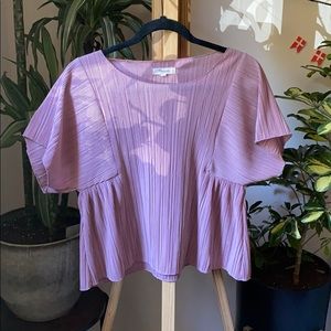 Sz S, Lavender Top, Madewell
